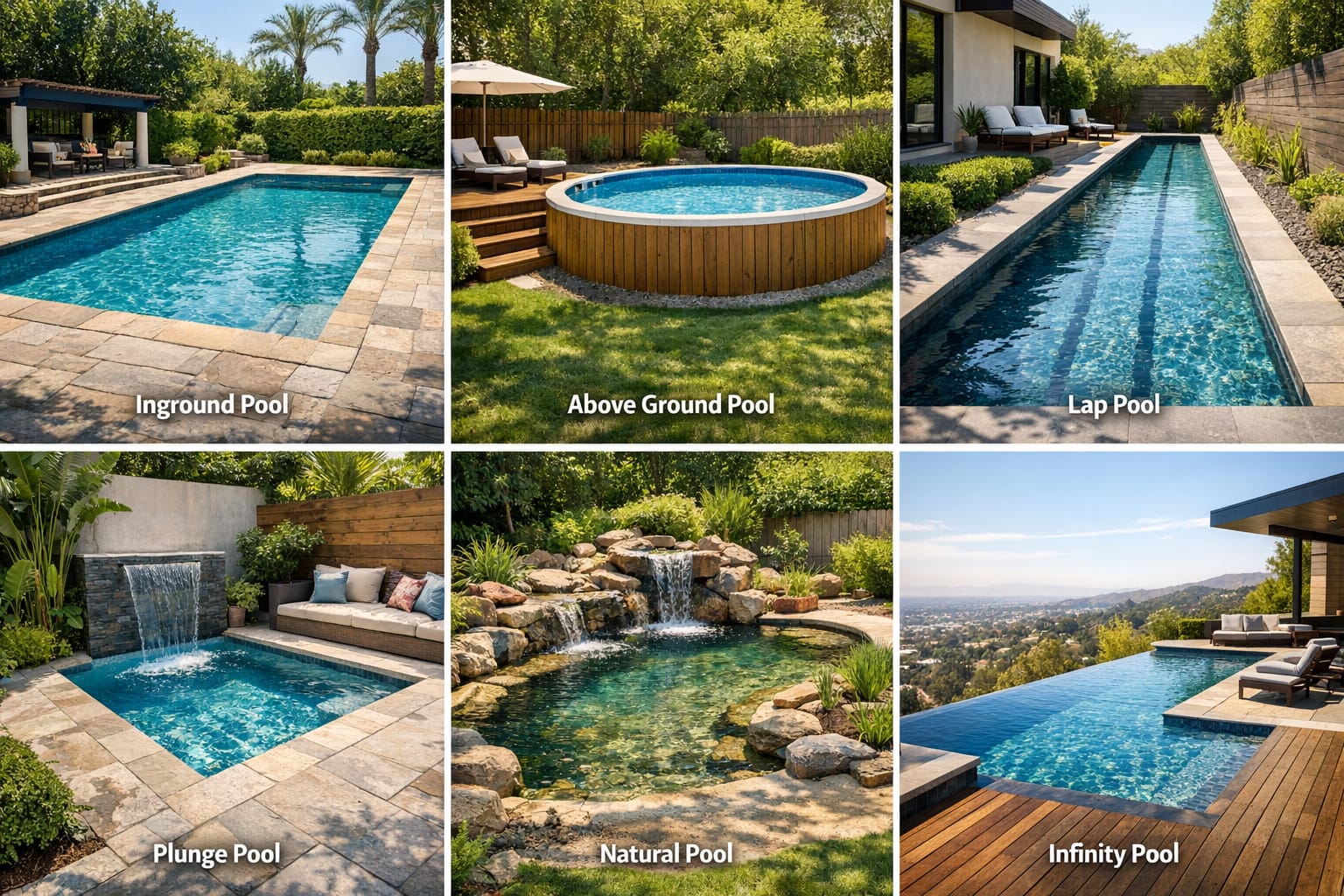 Interest: Dive into the 6 Popular Pool Types - 6 Popular Backyard Pool Types